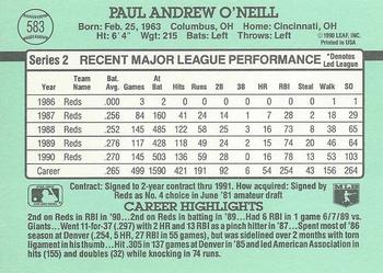 Paul O’Neill  baseball card collectible - Main Image 2