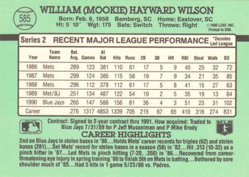 Mookie Wilson  baseball card collectible - Main Image 2