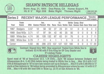 Shawn Hillegas  baseball card collectible - Main Image 2