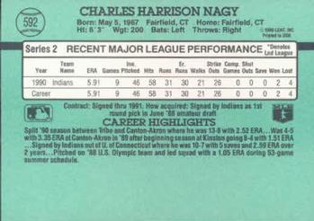 Charles Nagy  baseball card collectible - Main Image 2