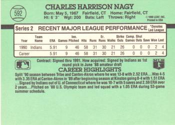Charles Nagy  baseball card collectible - Main Image 2