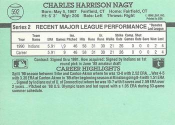Charles Nagy  baseball card collectible - Main Image 2