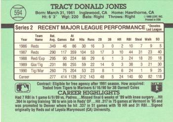 Tracy Jones  baseball card collectible - Main Image 2