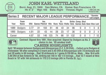 John Wetteland  baseball card collectible - Main Image 2