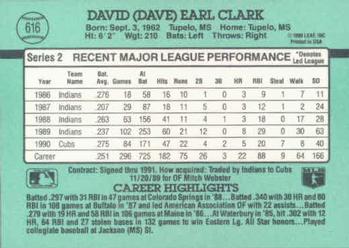 Dave Clark  baseball card collectible - Main Image 2