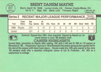 Brent Mayne  baseball card collectible - Main Image 2