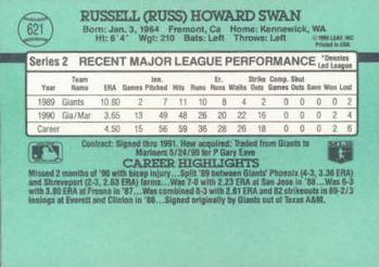 Russ Swan  baseball card collectible - Main Image 2