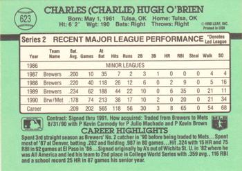 Charlie O’Brien  baseball card collectible - Main Image 2