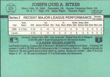 Joe Bitker  baseball card collectible - Main Image 2