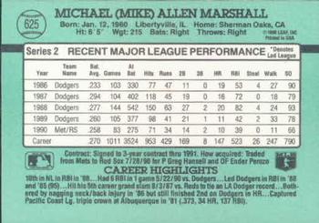 Mike Marshall  baseball card collectible - Main Image 2