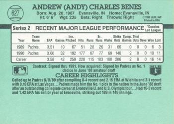Andy Benes  baseball card collectible - Main Image 2