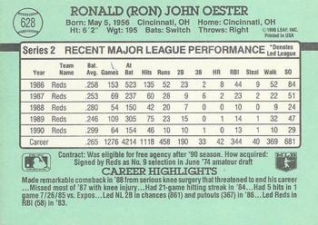 Ron Oester  baseball card collectible - Main Image 2