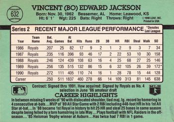 Bo Jackson  baseball card collectible - Main Image 2