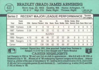 Brad Arnsberg  baseball card collectible - Main Image 2