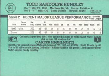 Todd Hundley  baseball card collectible - Main Image 2