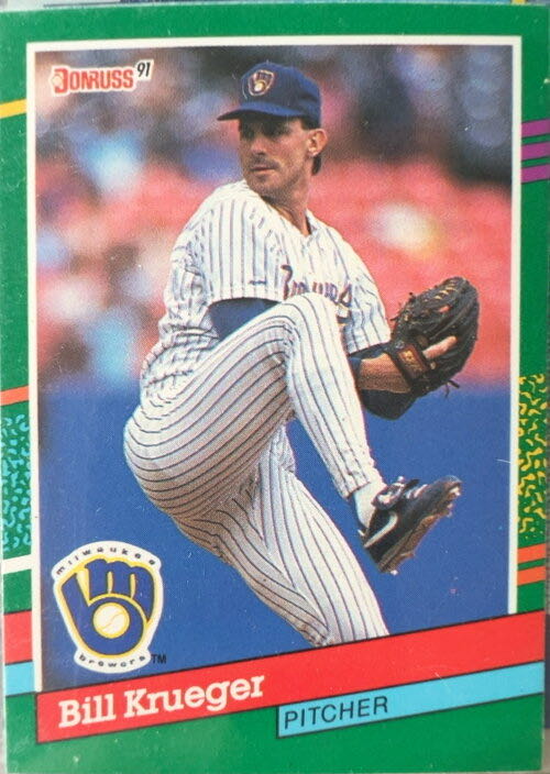 Bill Krueger  baseball card collectible - Main Image 3