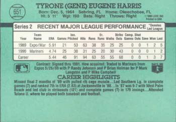 Gene Harris  baseball card collectible - Main Image 2