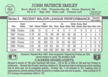 John Smiley  baseball card collectible - Main Image 2