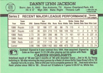 Danny Jackson  baseball card collectible - Main Image 2