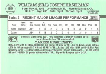 Bill Haselman  baseball card collectible - Main Image 2