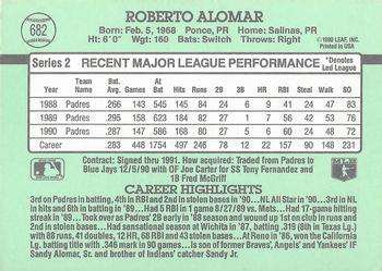 Roberto Alomar  baseball card collectible - Main Image 2
