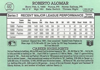 Roberto Alomar  baseball card collectible - Main Image 2
