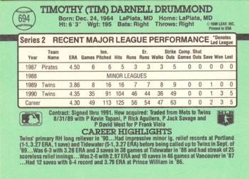 Tim Drummond  baseball card collectible - Main Image 2