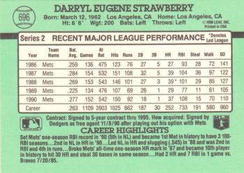Darryl Strawberry  baseball card collectible - Main Image 2