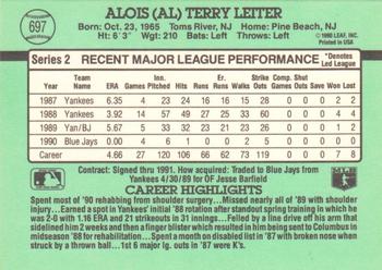 Al Leiter  baseball card collectible - Main Image 2