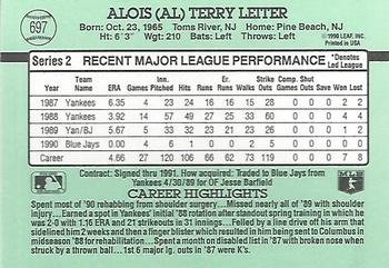 Al Leiter  baseball card collectible - Main Image 2