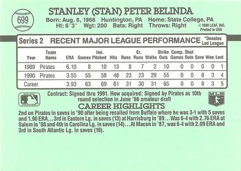 Stan Belinda  baseball card collectible - Main Image 2
