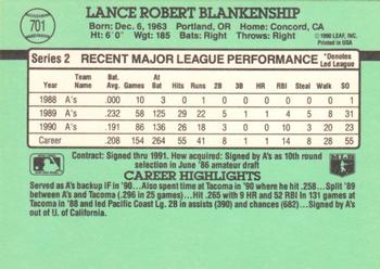 Lance Blankenship  baseball card collectible - Main Image 2