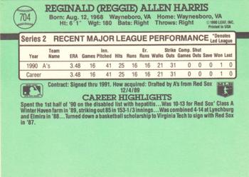 Reggie Harris  baseball card collectible - Main Image 2