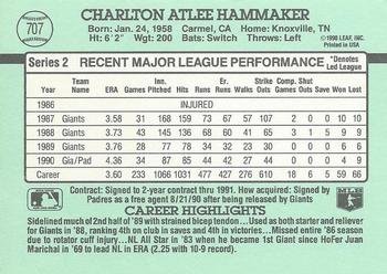 Atlee Hammaker  baseball card collectible - Main Image 2