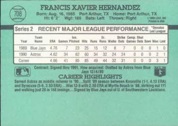 Xavier Hernandez  baseball card collectible - Main Image 2