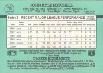 John Mitchell  baseball card collectible - Main Image 2