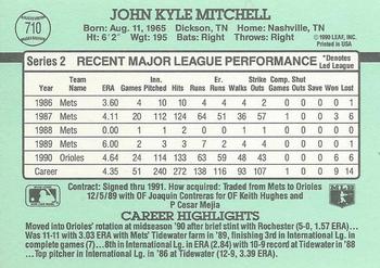 John Mitchell  baseball card collectible - Main Image 2