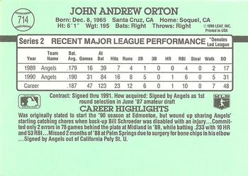 John Orton  baseball card collectible - Main Image 2
