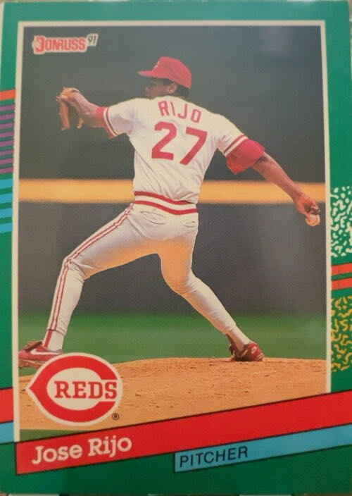 Jose Rijo  baseball card collectible - Main Image 3