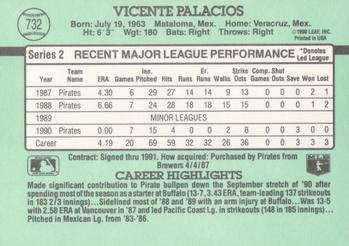 Vicente Palacios  baseball card collectible - Main Image 2