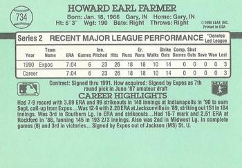 Howard Farmer  baseball card collectible - Main Image 2
