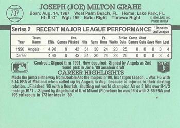 Joe Grahe  baseball card collectible - Main Image 2