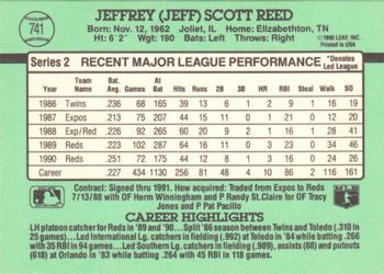 Jeff Reed  baseball card collectible - Main Image 2