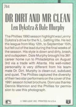 Dr. Dirt and Mr. Clean  baseball card collectible - Main Image 2