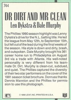 Dr. Dirt and Mr. Clean  baseball card collectible - Main Image 2