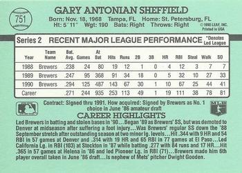 Gary Sheffield  baseball card collectible - Main Image 2