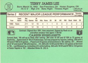 Terry Lee  baseball card collectible - Main Image 2