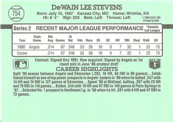 Lee Stevens  baseball card collectible - Main Image 2