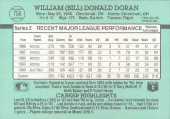 Bill Doran  baseball card collectible - Main Image 2