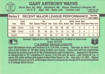 Gary Wayne  baseball card collectible - Main Image 2